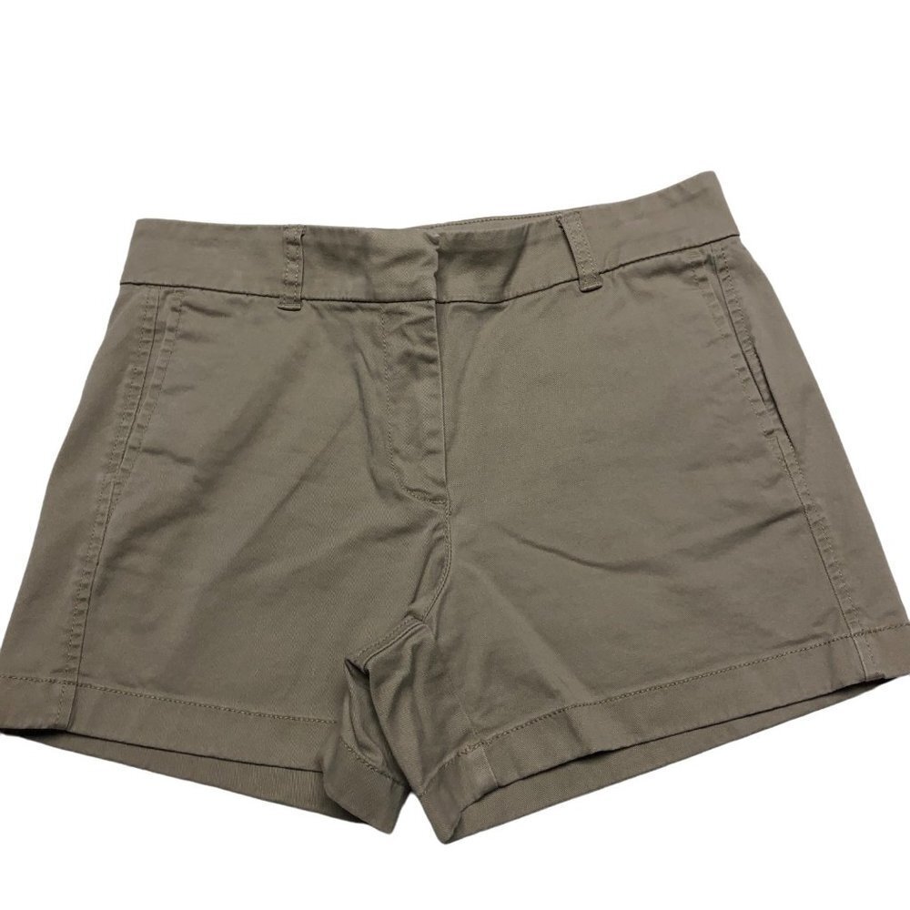 J CREW classic STRETCH CHINO SHORTS Size 4